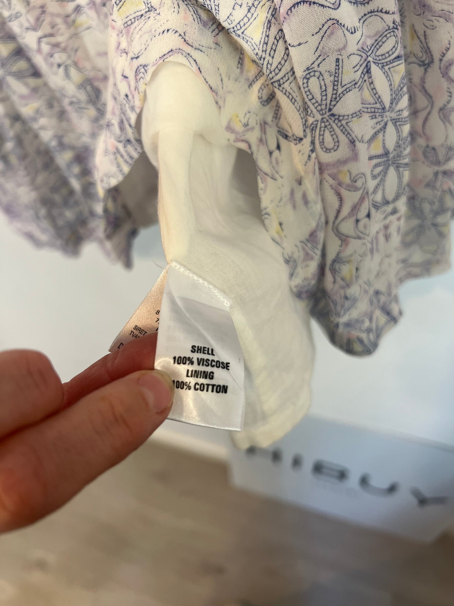 ANTIK BATIK. Blusa fluida bordada T.m