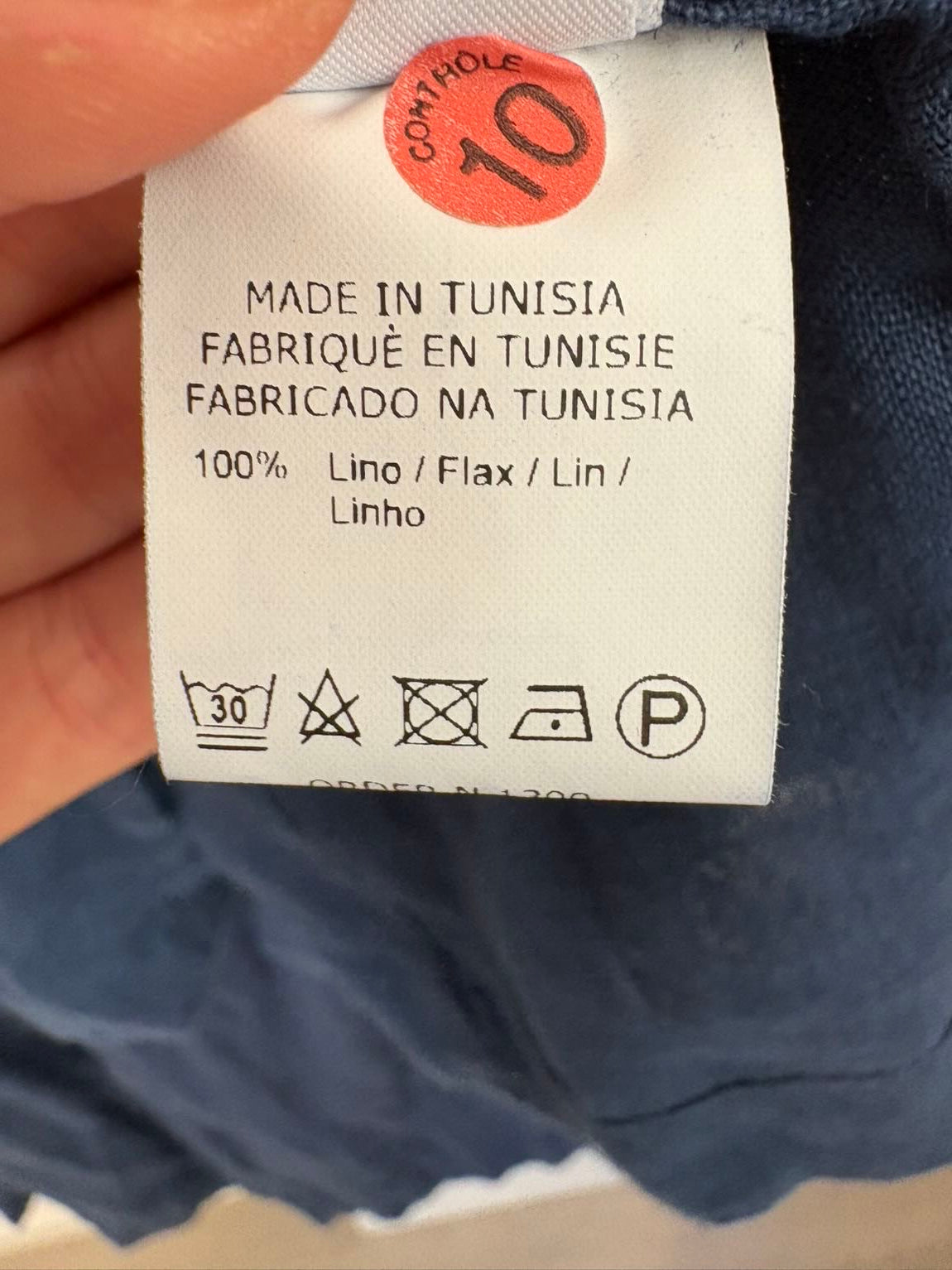 OTTOD´AME. Traje de chaqueta lino azul