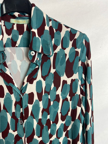 PAROLE. Blusa fluida estampada. TS