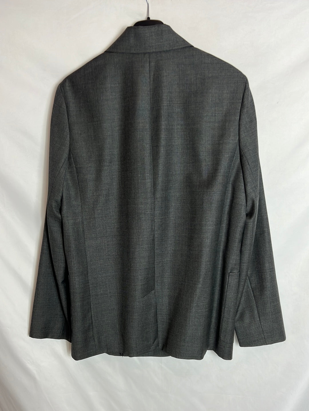 APC Blazer, Heather Grey, Wool. Size 36