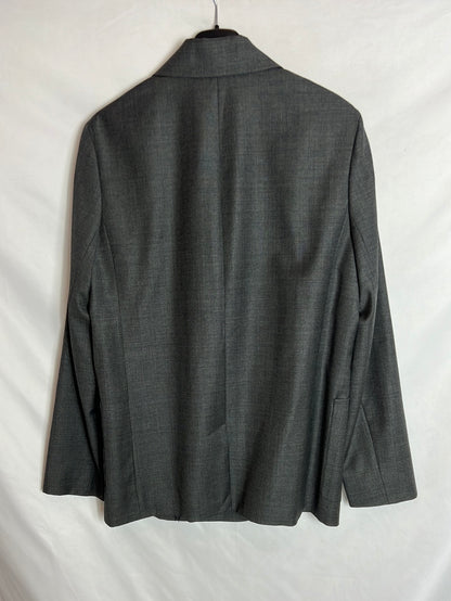 APC Blazer, Heather Grey, Wool. Size 36