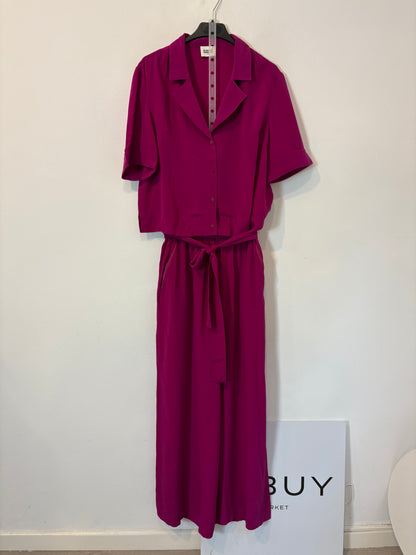 CLAUDIE PIERLOT. Conjunto buganvilla seda