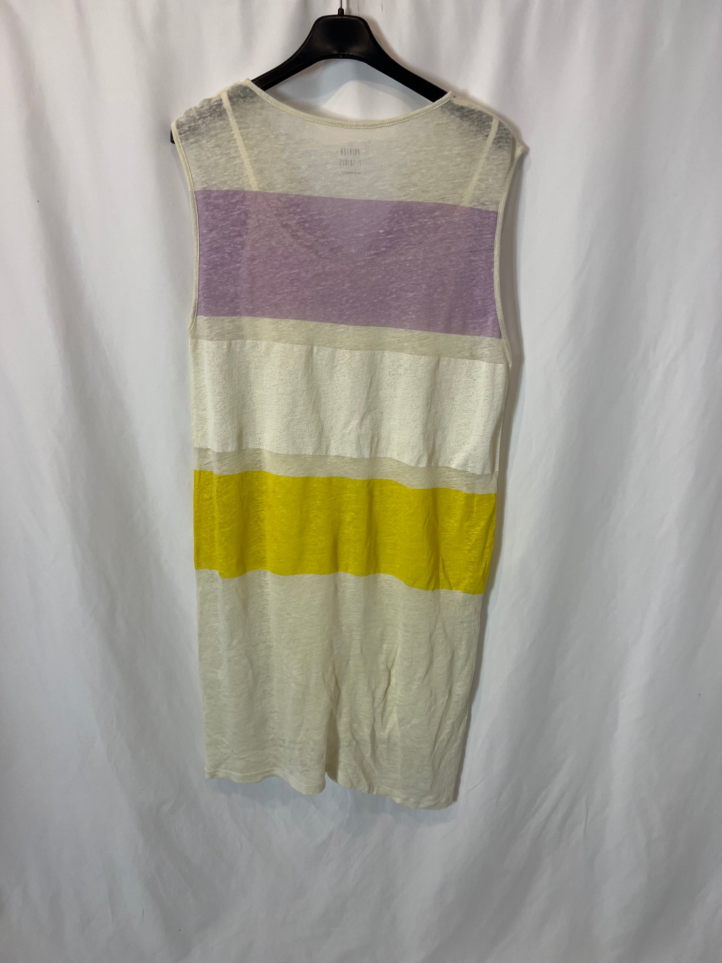 SITA MURT. Vestido lino colores con fular. T L