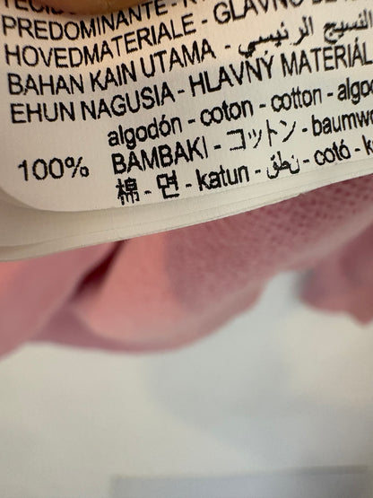 ZARA. Conjunto felpa  rosa dibujos. T 13-14 años (xs)