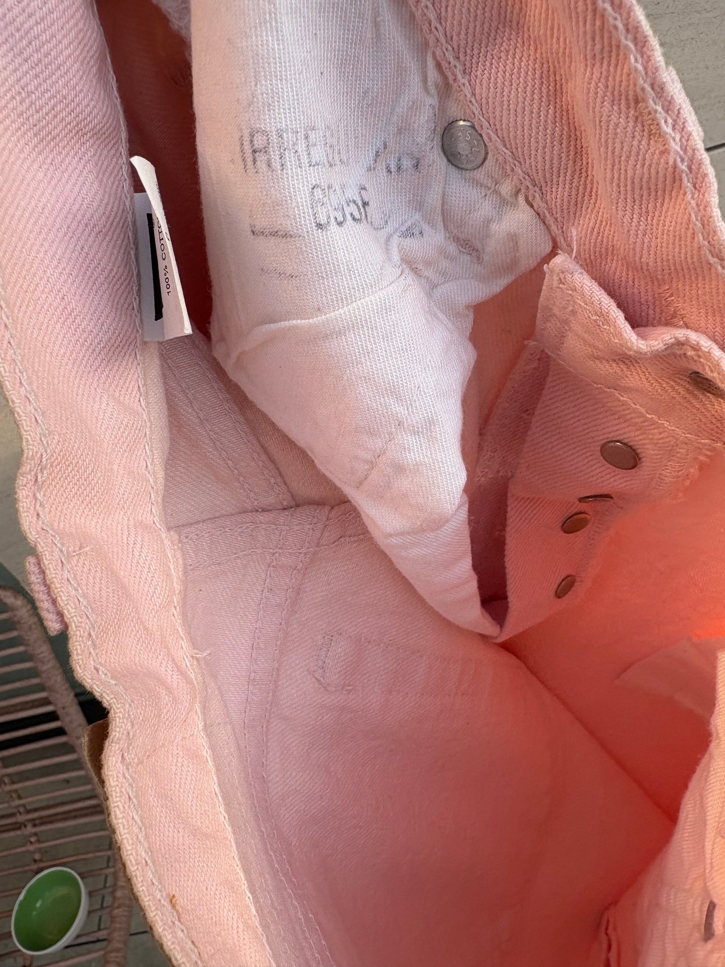 LEVI´S. Denim rosa pastel vintage abotonado