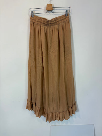 ZARA. Falda larga asimétrica. T M