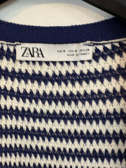 ZARA. Cárdigan largo rayas