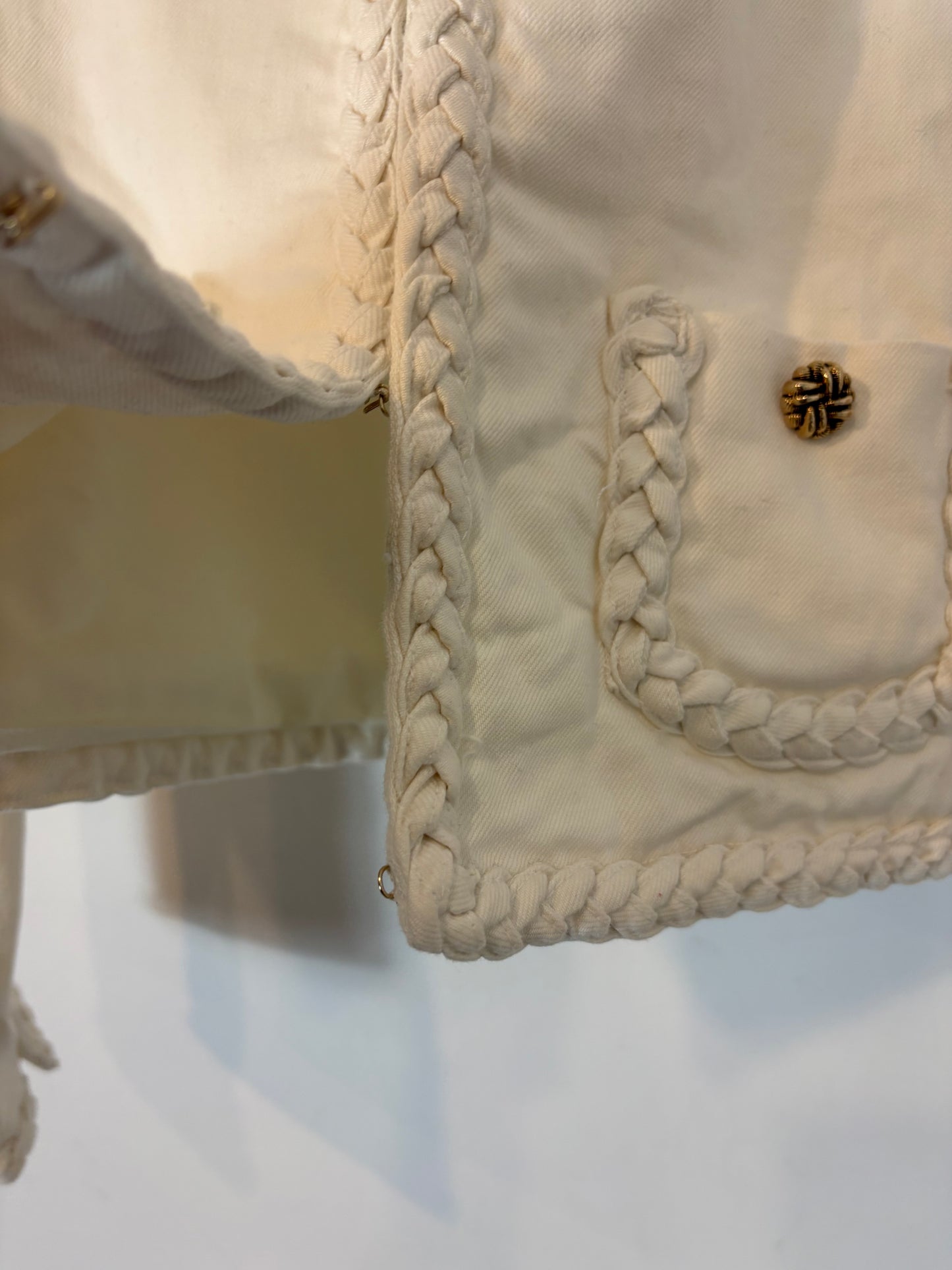 TINTORETTO. Chaqueta blanca detalles. T S