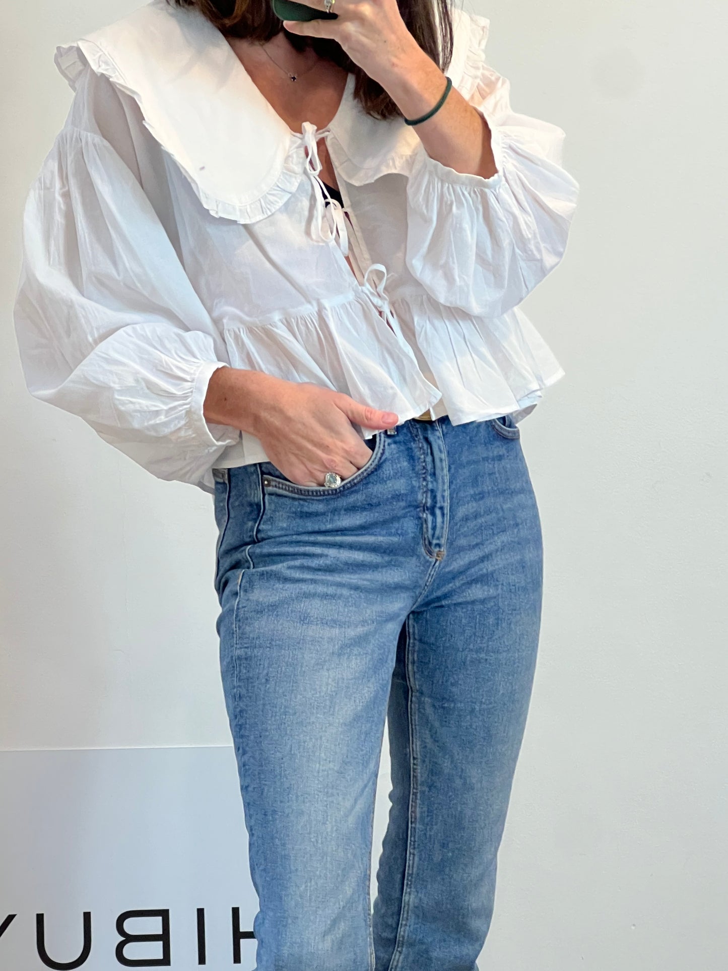 H&M. Blusa blanca lazadas