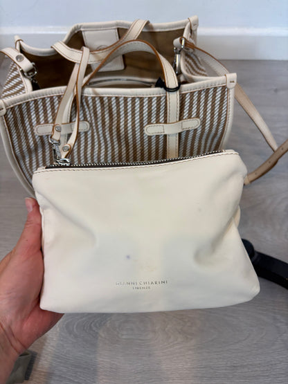 GIANNI CHIARINI. Striped shopper bag