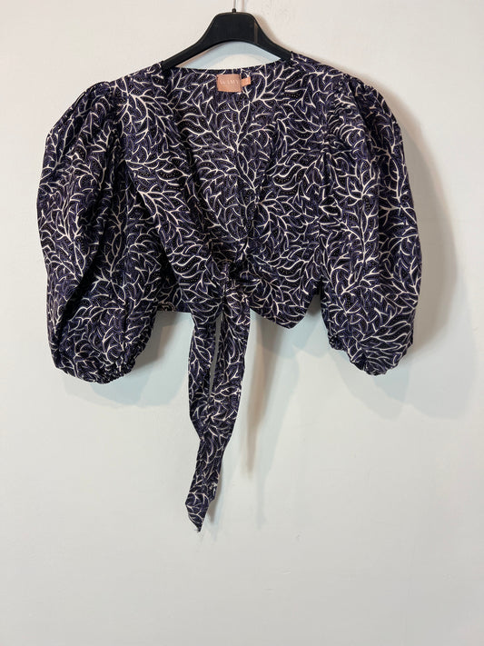 WAMY. Top cruzado manga abullonada. T S/M