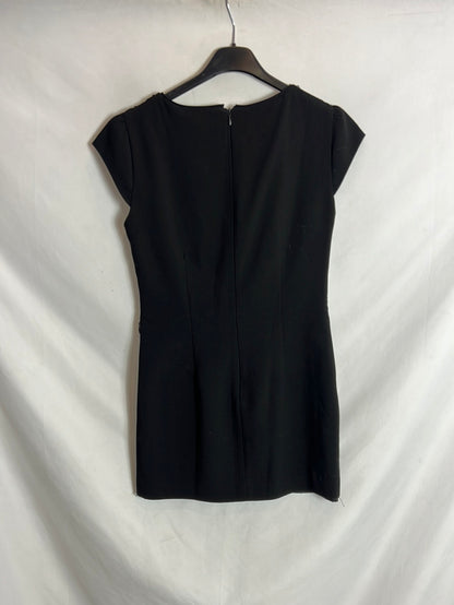 DANDARA. Vestido negro lentejuelas T.s