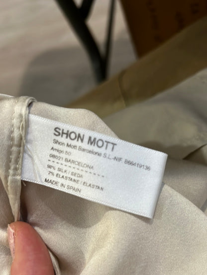 SHON MOTT. Top fluido seda T.u(s)
