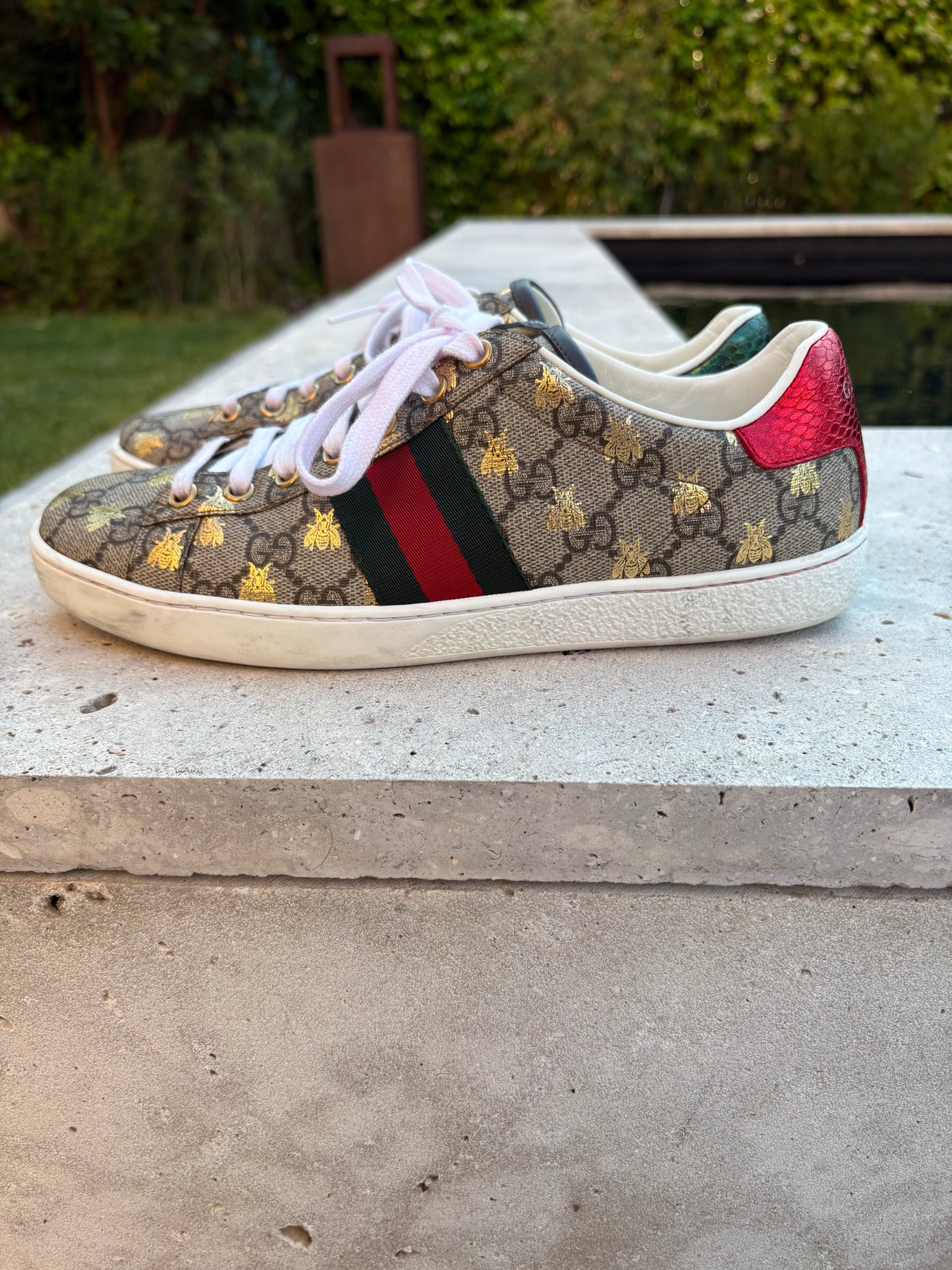 GUCCI. Zapatilla Gucci Ace con tribanda T 38