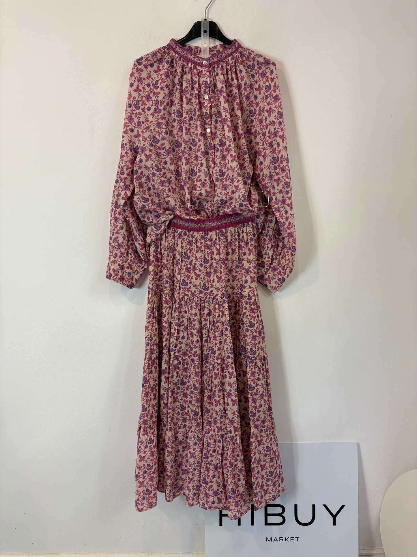 PETITE MENDIGOTE. Conjunto falda larga y blusa estampadas