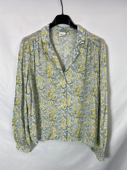 MARIE SIXTINE. Blusa fluida flores T.m