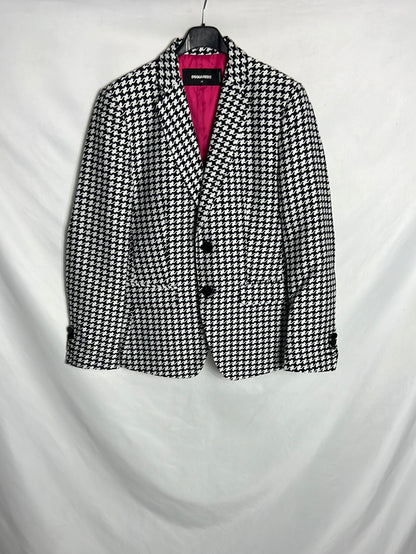 DSQUARED2. Blazer estampada