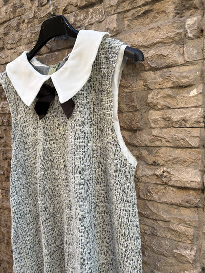 ZARA. Vestido fluido tweed