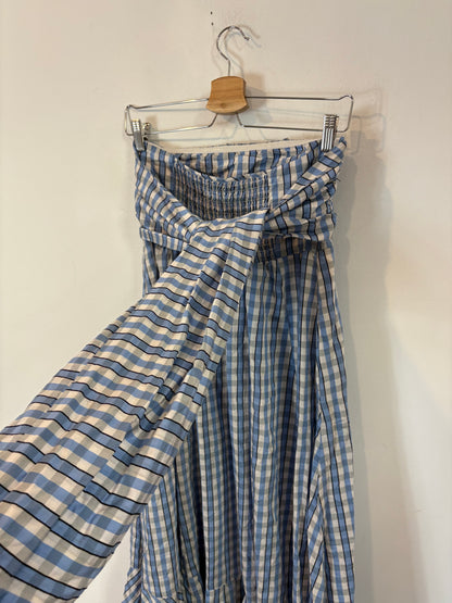 SFERA. Vestido midi de cuadros