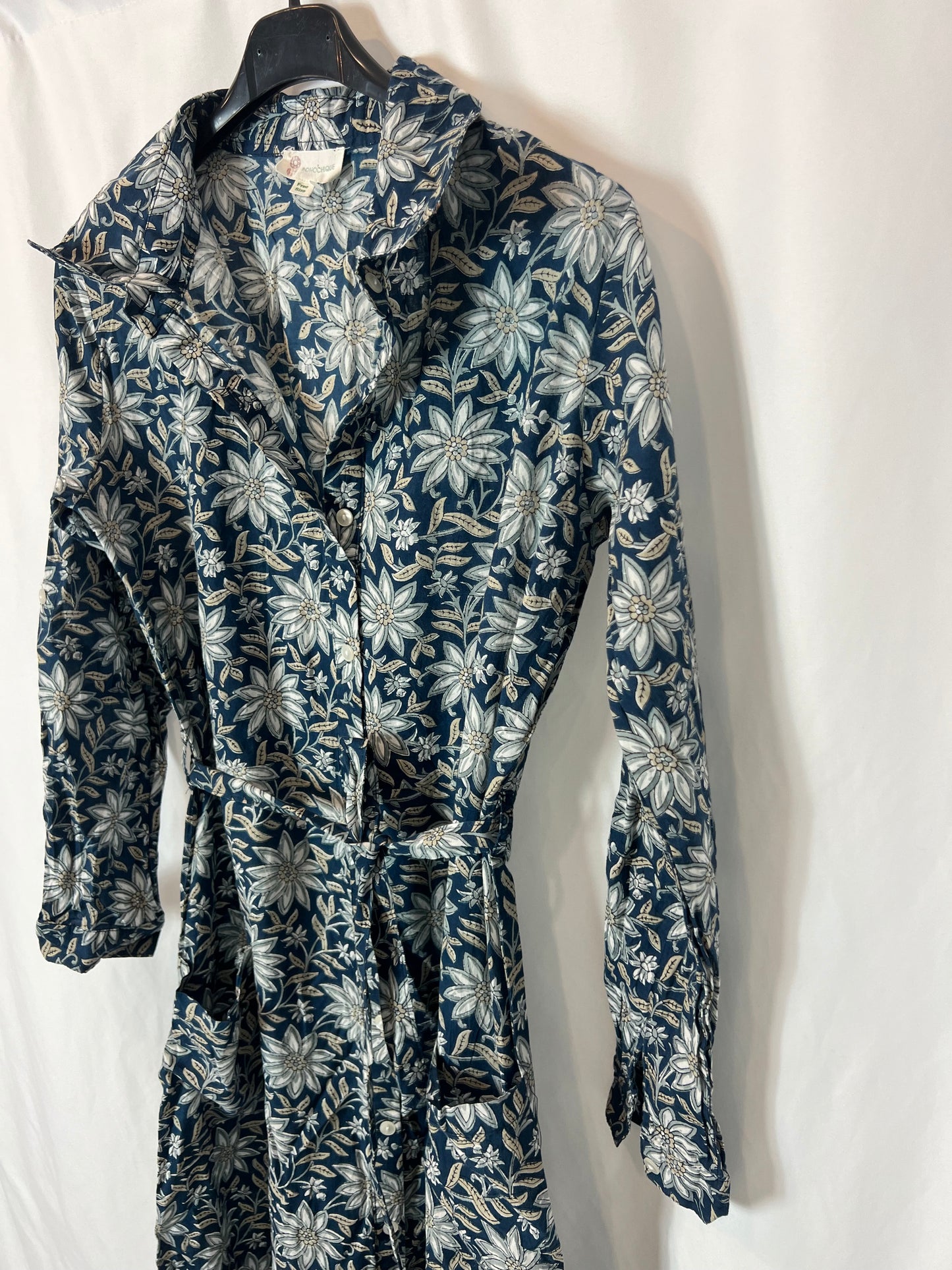 BOHOCHIQUE. Long printed shirt dress. TM