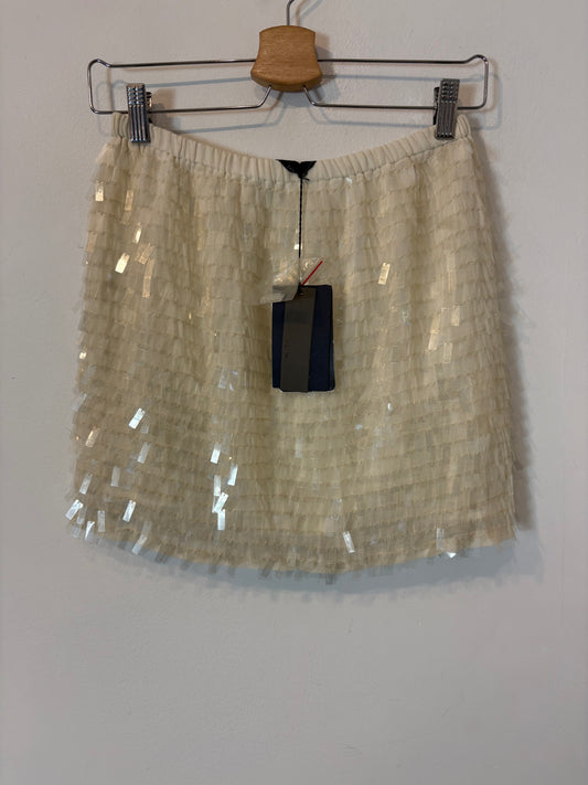 ZARA.Falda lentejuelas rectangulares T.xs