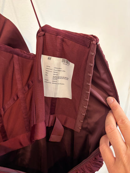 MAGDA BUTRYM x H&M. Mini vestido con maxiflor