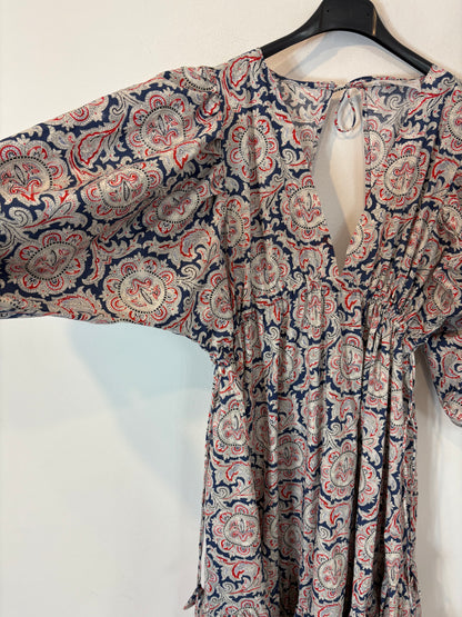 CHUFY X MANGO. Vestido largo  estampado