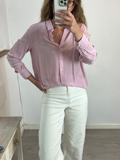 &OTHER STORIES. Blusa rosa fluida T.40