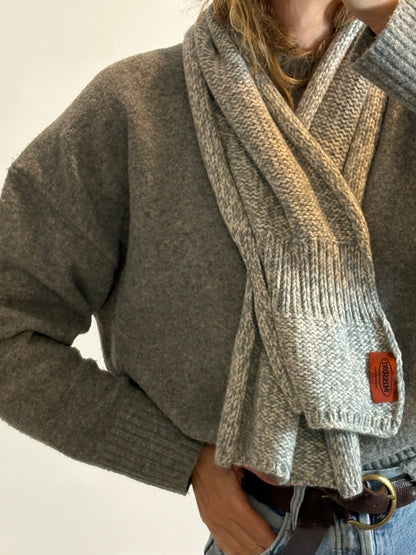 MISSONI. Heathered gray scarf
