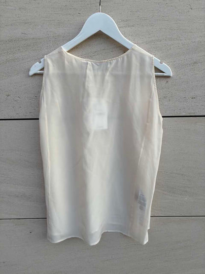 COMPTOIR DES COTONNIERS. Top beige seda