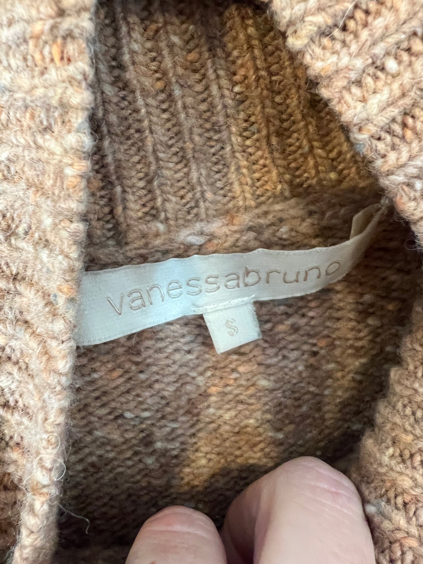 VANESSABRUNO. Jersey lana jaspeado colores. T S