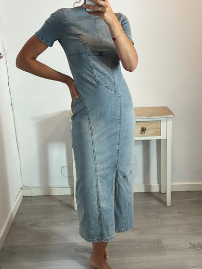 ZARA. Long denim dress Ts Hibuy market ZARA. Long denim dress Ts Hibuy market