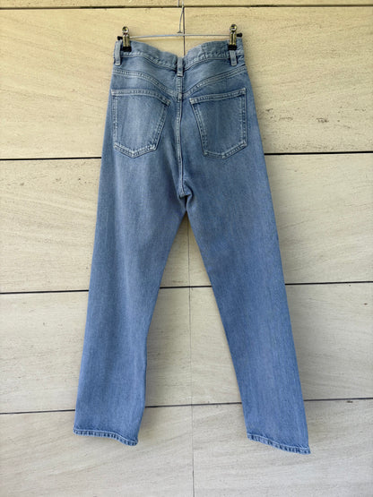 MASSIMO DUTTI. Pantalón denim abotonado