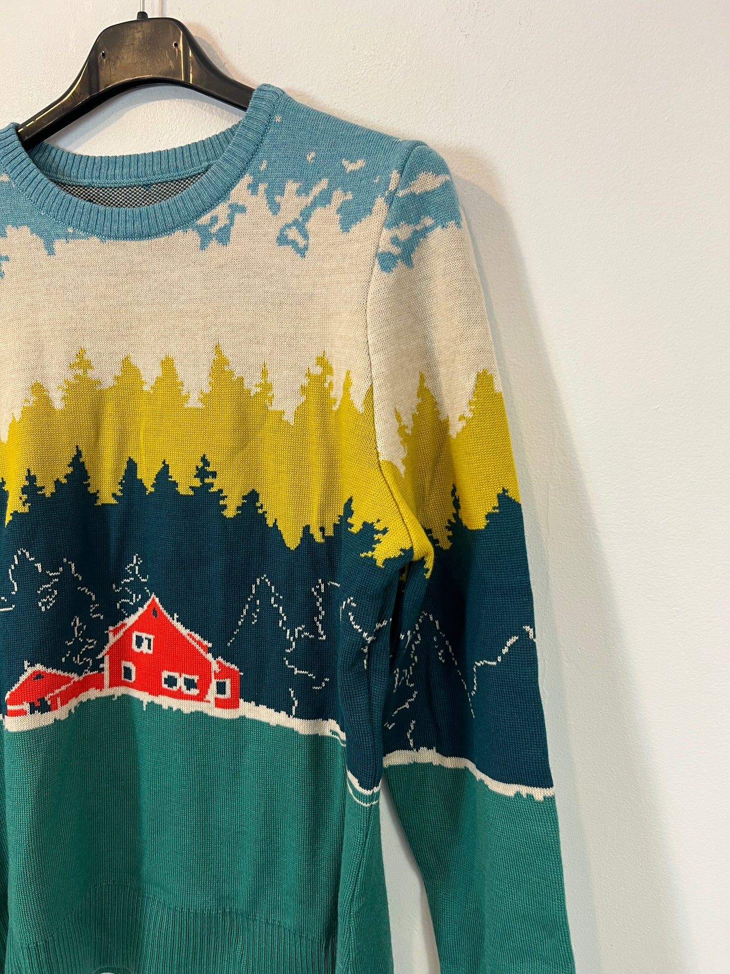 LA CASITA DE WENDY. Jersey lana dibujo casa