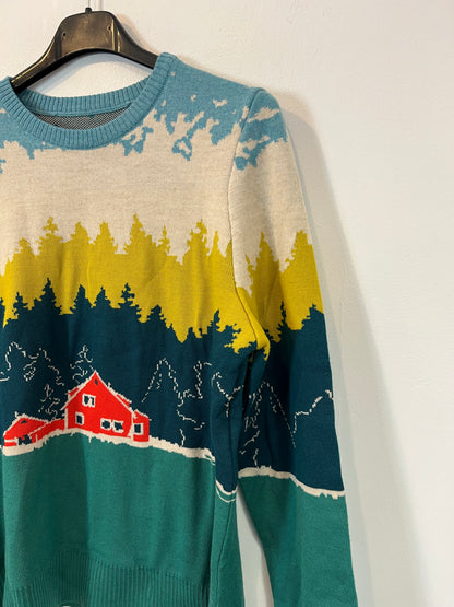 LA CASITA DE WENDY. Jersey lana dibujo casa