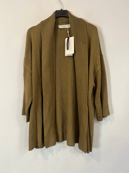 EL CORTE INGLÉS. Cárdigan punto caqui T.s