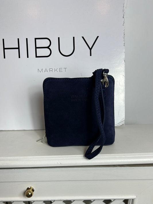 OTRAS. Bolso mini piel azul/morado