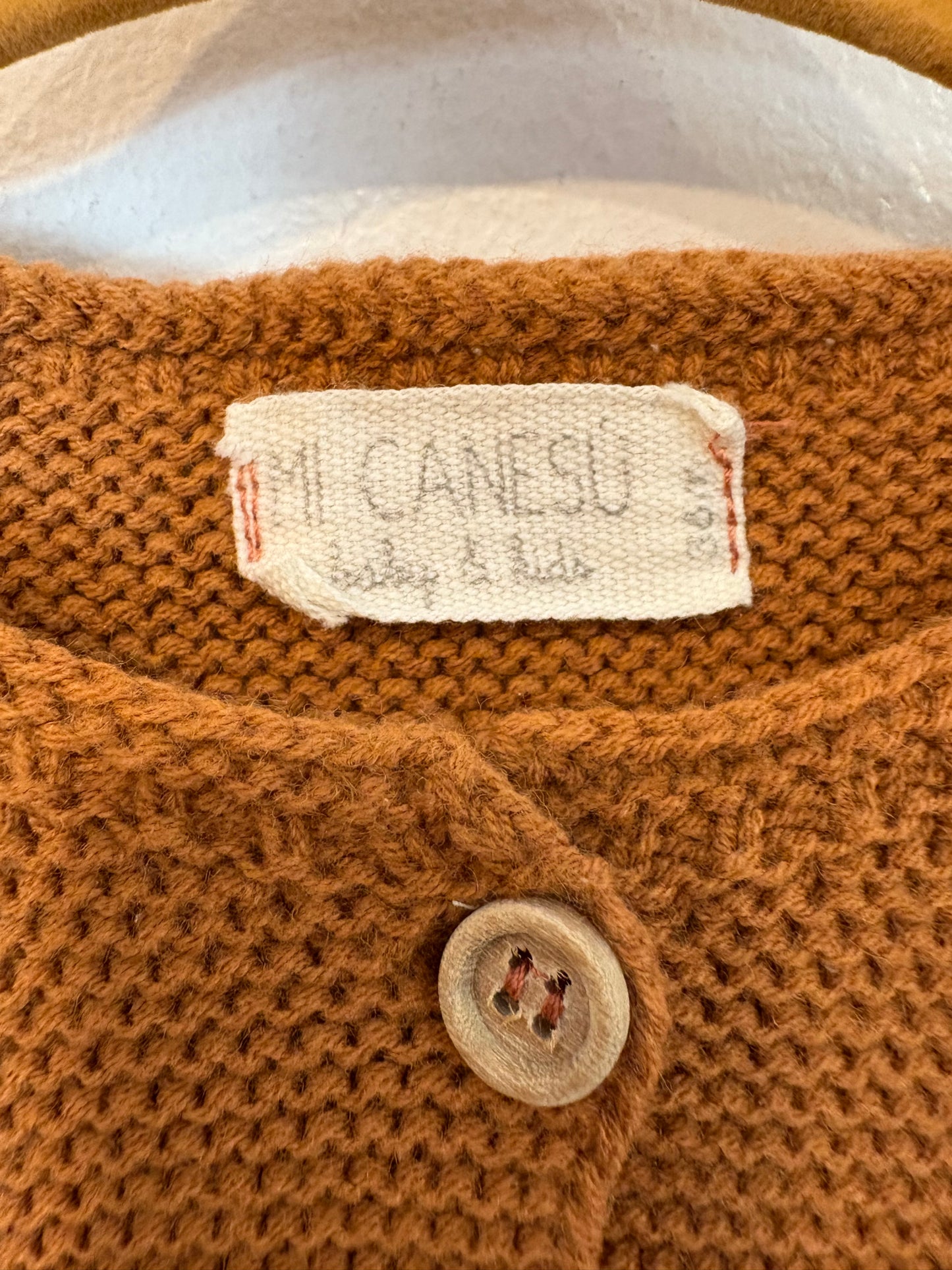 MI CANESÚ. Chaqueta punto caldero. T 36 meses