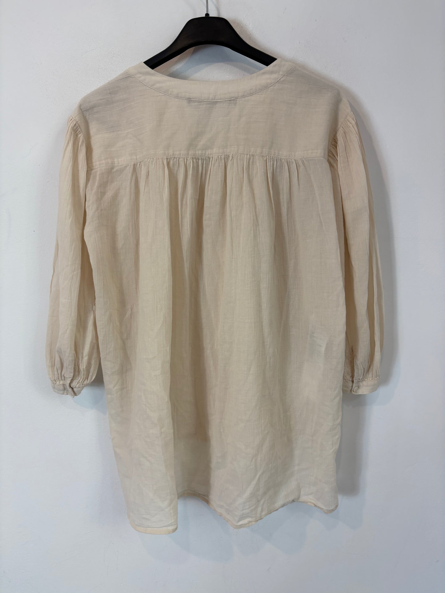 COMPTOIR DES COTONNIERS. Light beige cotton blouse. T 34