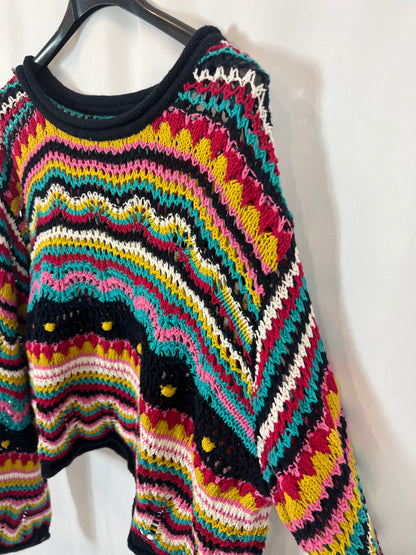 OTRAS.Jersey croché multicolor TU(M)