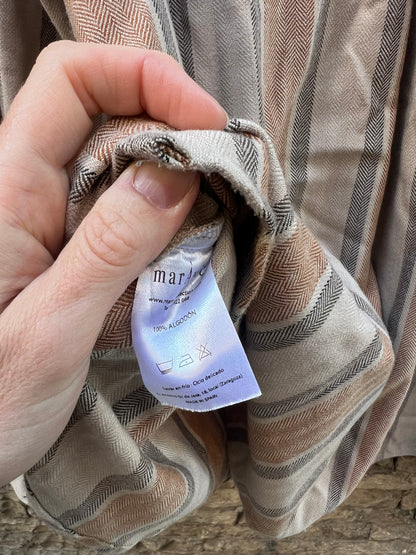 ZARA. Beige flowing blouse. Size M