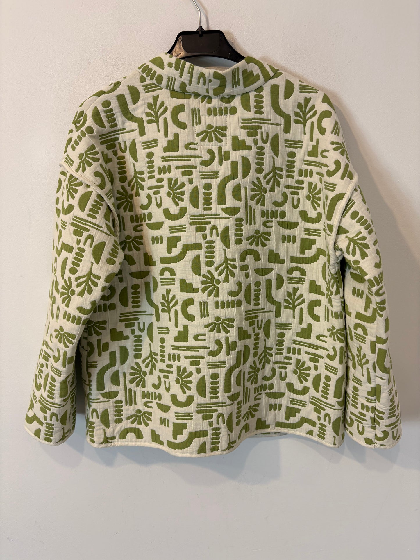 ZARA. Chaqueta bicolor textura