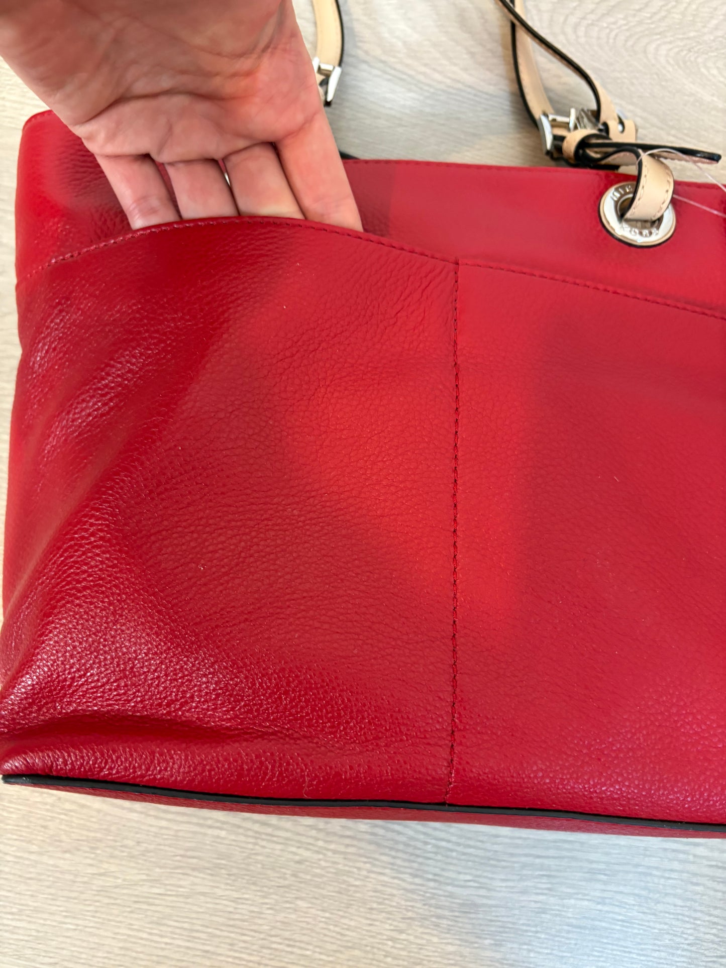 MICHAELKORS. Bolso rojo piel