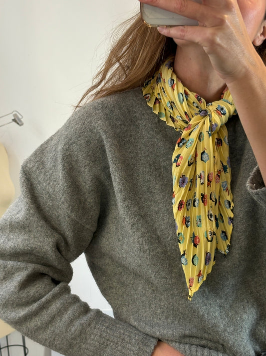 MALABABA. Checkered pareo/scarf