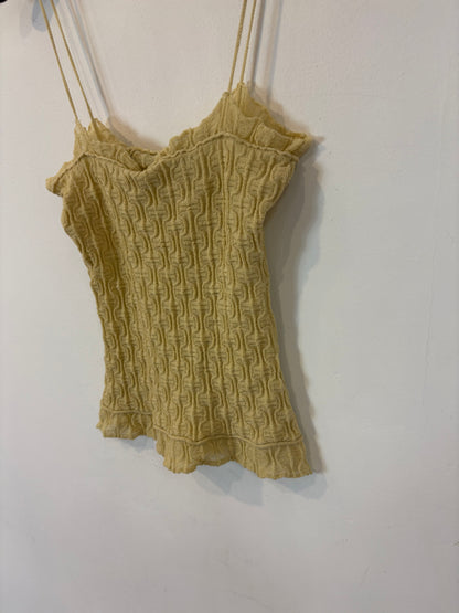 BIMBA Y LOLA. Top punto elástico pastel