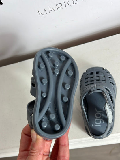 IGOR. Dark blue jelly shoes. Size 18