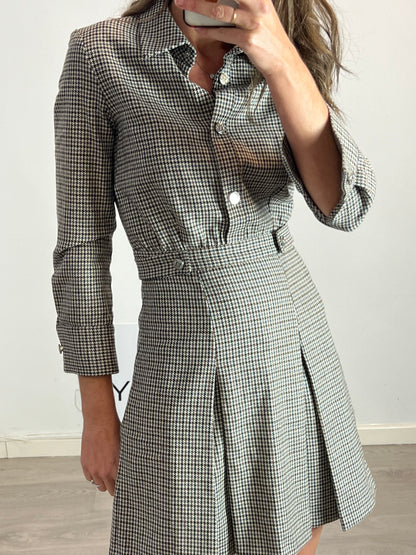 MAJE. Houndstooth dress. Size 38