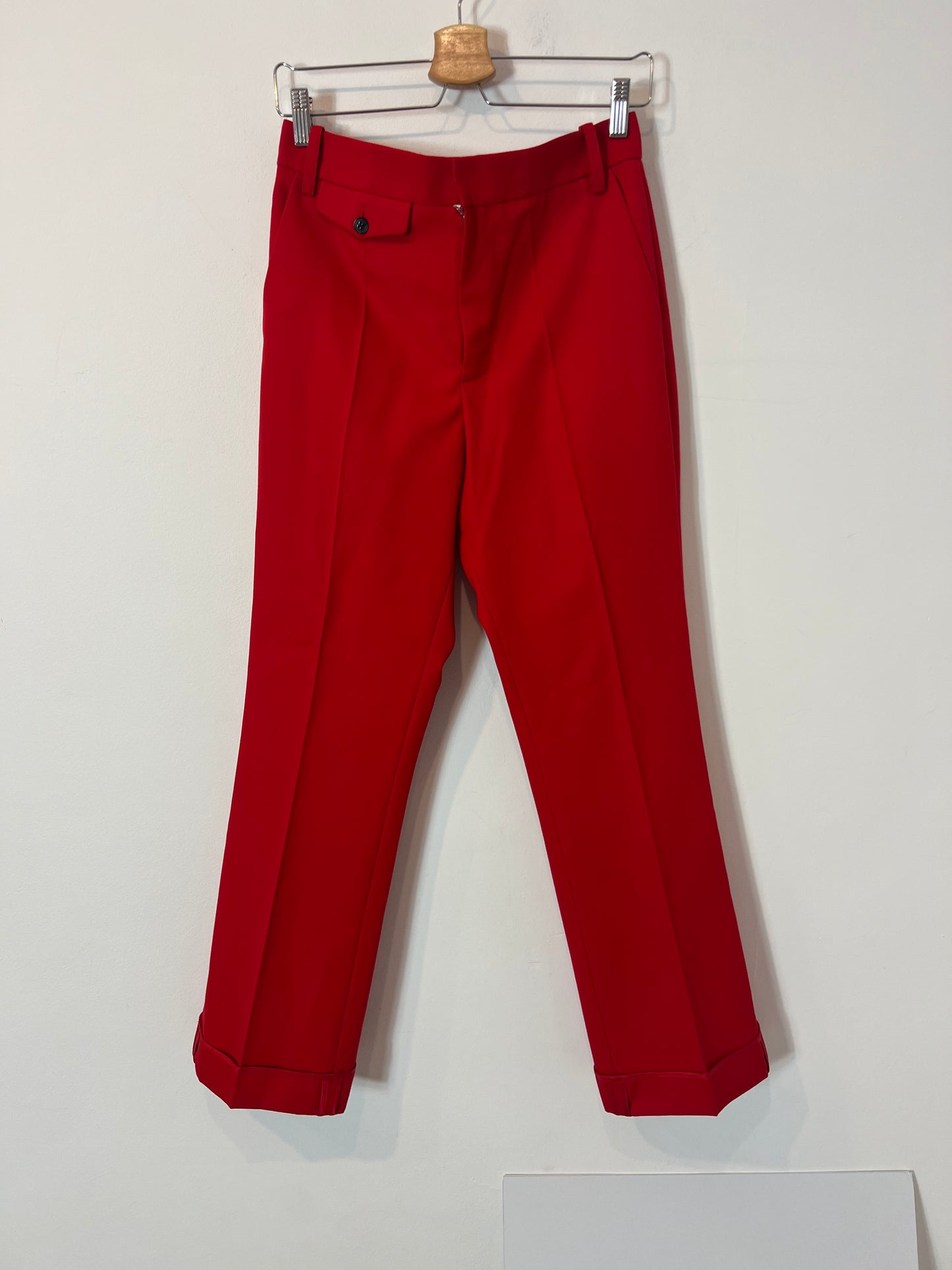 ZADIG&VOLTAIRE. Pantalón fluido rojo  T.36