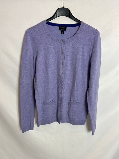 TALBOTS. Rebeca morada jaspeada. T S