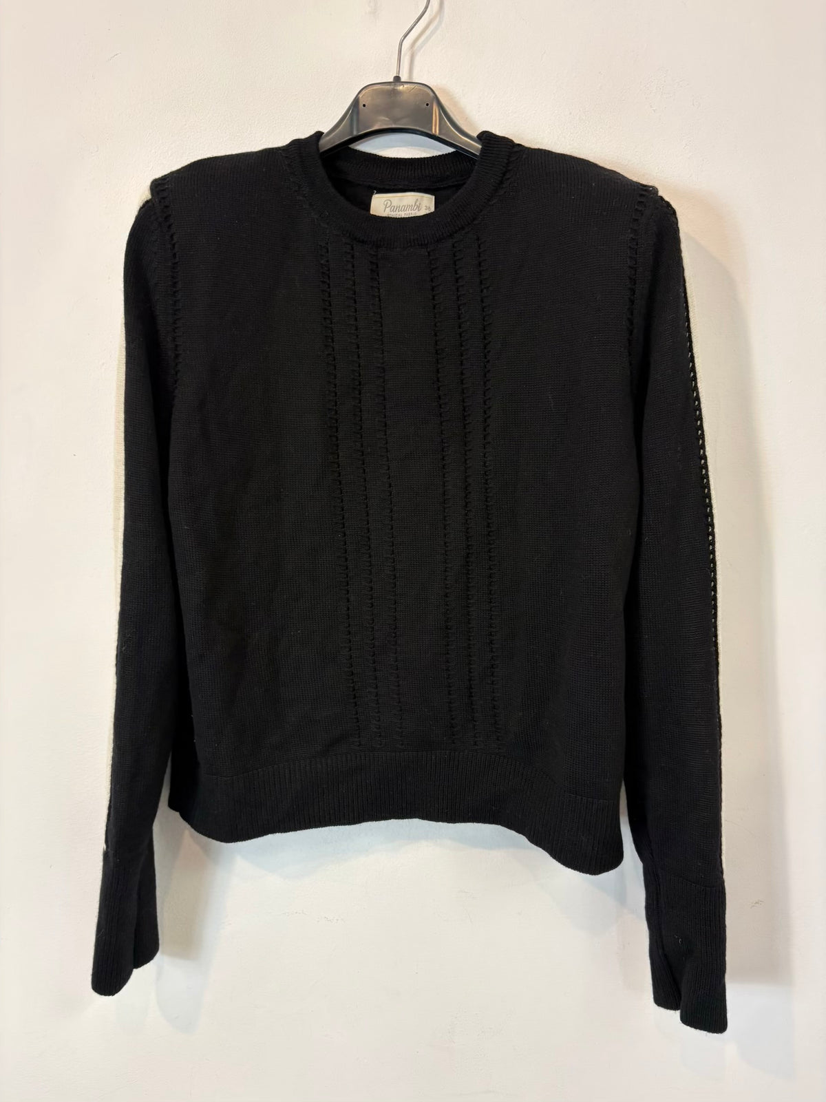 PANAMBI. Conjunto falda y jersey bicolor